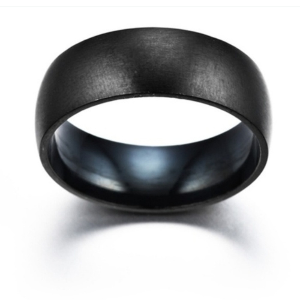 *CLEARANCE* Make an offer!Mens Titanium Matte Band - Picture 3 of 6